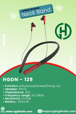 Bluetooth Neckband Manufacturers in India | HGD INDIA