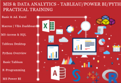 MIS Course in  Mukherjee Nagar, Delhi, SLA Institute, Excel, VBA, SQL, Power BI, Tableau Certification, 100% Job